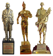 魯班獎(jiǎng)、詹天佑獎(jiǎng)、李春獎(jiǎng)獎(jiǎng)杯